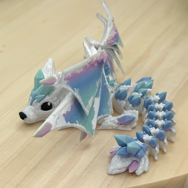 Kristallwolfsdrache - Nebellicht